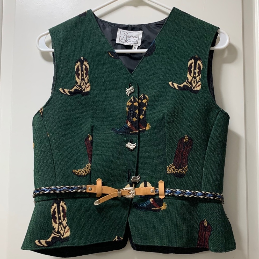 Ka’hote Made in USA western vest size M